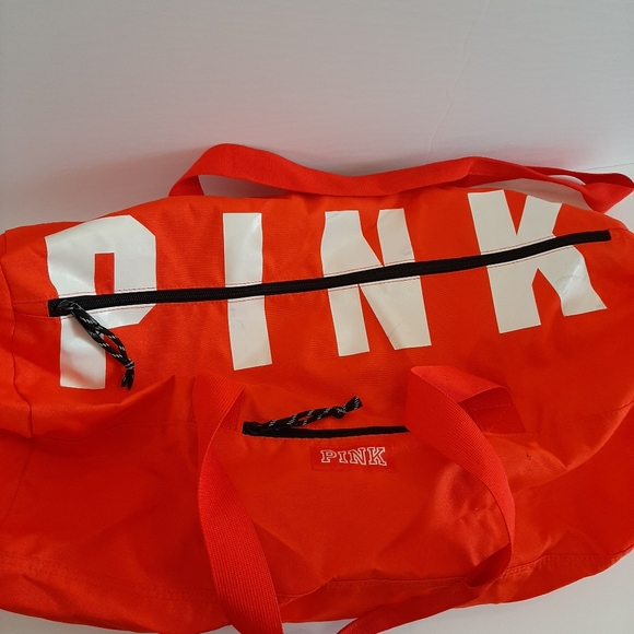PINK Victoria's Secret Handbags - Pink bag bright neon red